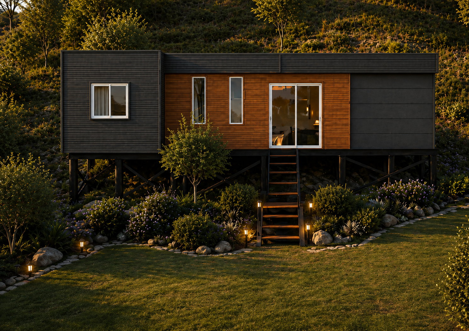 Casa nórdica en Quintero, 70 m²