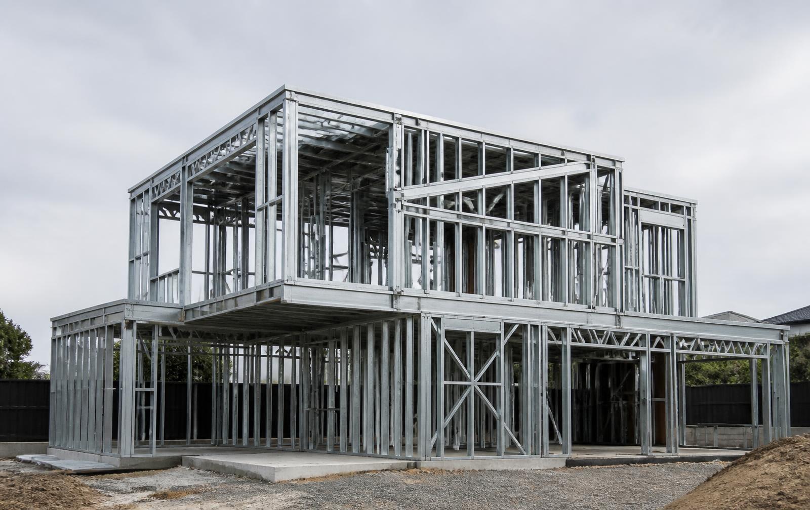Estructura Metalcom de una casa personalizada (CUSTOM_HOME_IMAGE_PLACEHOLDER)
